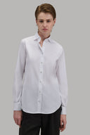 Shirt woman xacus solid colour poplin white_6
