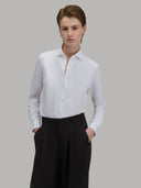 Shirt woman xacus solid colour twill white_6