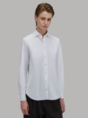 Shirt woman xacus solid colour twill white_7