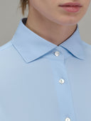 Shirt woman xacus solid colour oxford sky blue_2