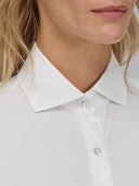 Shirt woman xacus solid colour textured white_2
