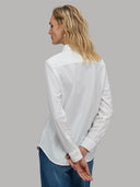Shirt woman xacus solid colour textured white_3