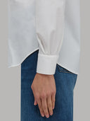 Shirt woman xacus solid colour textured white_5