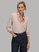 Shirt woman xacus solid colour textured vintage rose_6