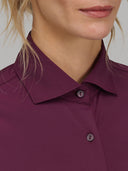 Shirt woman xacus solid colour textured wine_2