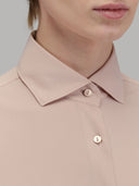 Shirt woman xacus solid colour textured pale pink_2