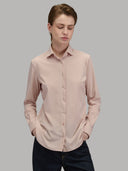 Shirt woman xacus solid colour textured pale pink_6