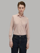Shirt woman xacus solid colour textured pale pink_7