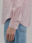 Shirt woman xacus pattern textured pink_5