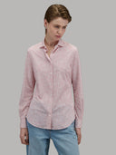 Shirt woman xacus pattern textured pink_6