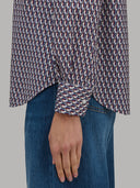 Shirt woman xacus geometric textured multicolour_5