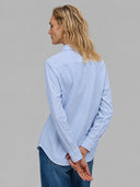 Shirt woman xacus stripe poplin light blue_3