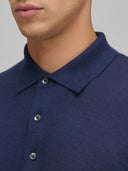 Sweater sweater xacus solid colour jersey navy blue_2