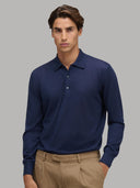 Sweater sweater xacus solid colour jersey navy blue_3
