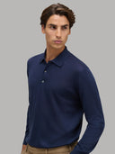 Sweater sweater xacus solid colour jersey navy blue_7