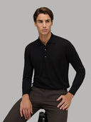 Sweater sweater xacus solid colour jersey black_7