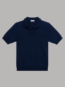 Sweater sweater xacus solid colour crêpe navy blue_1