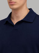 Sweater sweater xacus solid colour crêpe navy blue_2