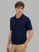 Sweater sweater xacus solid colour crêpe navy blue_6