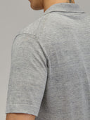 Sweater sweater xacus solid colour jersey grey melange_5