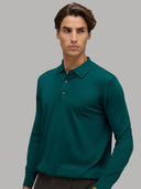 Sweater sweater xacus solid colour jersey forest green_6