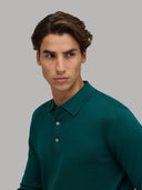 Sweater sweater xacus solid colour jersey forest green_7