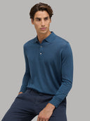 Sweater sweater xacus solid colour jersey airforce blue_6