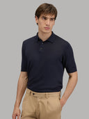 Sweater sweater xacus solid colour jersey navy blue_7