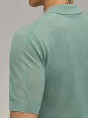 Sweater sweater xacus solid colour jersey sea green_5