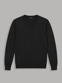Sweater sweater xacus solid colour jersey black_1