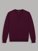 Sweater sweater xacus solid colour jersey claret_1