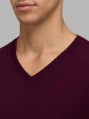 Sweater sweater xacus solid colour jersey claret_2