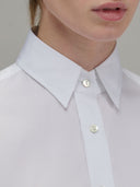Shirt woman xacus solid colour poplin white_2