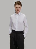 Shirt woman xacus solid colour poplin white_6