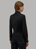 Shirt woman xacus solid colour poplin black_3