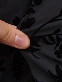 Shirt woman xacus pattern textured black_4