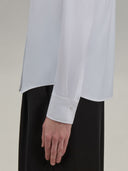 Shirt woman xacus solid colour twill white_5