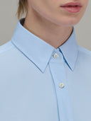 Shirt woman xacus solid colour oxford sky blue_2