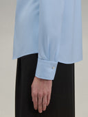 Shirt woman xacus solid colour oxford sky blue_5
