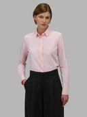 Shirt woman xacus solid colour oxford pale pink_7
