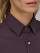 Shirt woman xacus solid colour textured deep purple_2