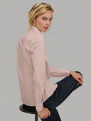 Shirt woman xacus solid colour textured vintage rose_3