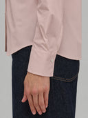 Shirt woman xacus solid colour textured vintage rose_5