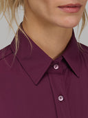 Shirt woman xacus solid colour textured wine_2