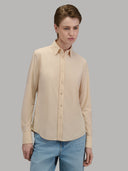 Shirt woman xacus solid colour textured peach pink_1