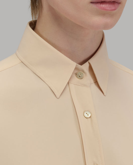 Shirt woman xacus solid colour textured peach pink_2