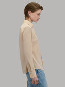 Shirt woman xacus solid colour textured peach pink_3