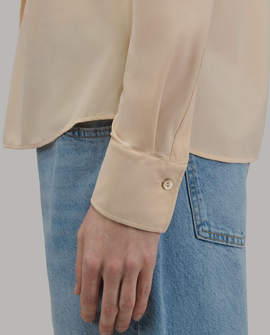 Shirt woman xacus solid colour textured peach pink_5