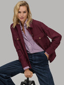 Shirt woman xacus stripe twill purple_6