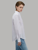 Shirt woman xacus solid colour poplin white_6